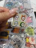 Assorted Artwork Keychains