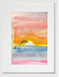 Dianne Harvey, Dolphins at Sunset