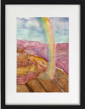 Benedict Day, Rainbow over Canyon