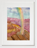 Benedict Day, Rainbow over Canyon