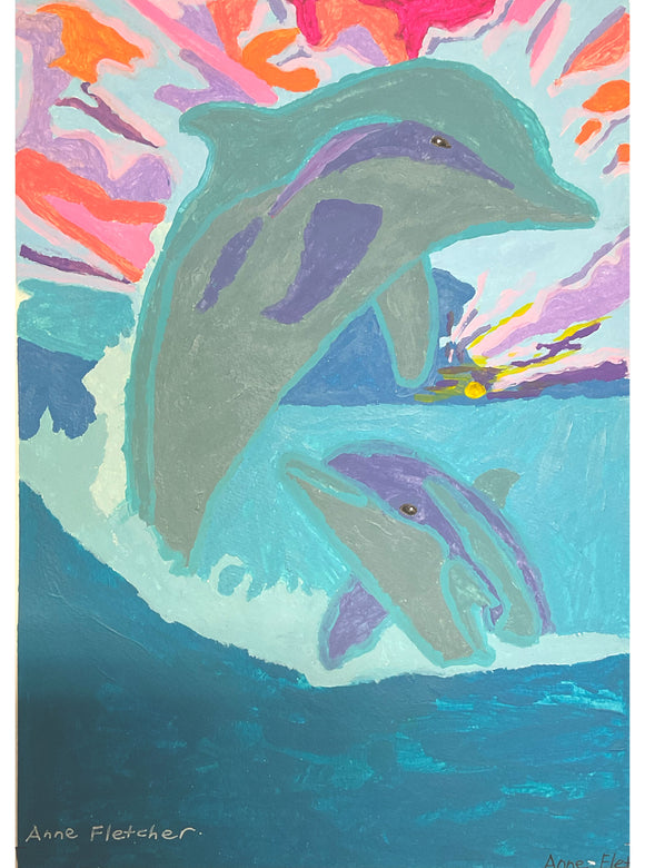 Anne Fletcher, Dolphins' at Dusk