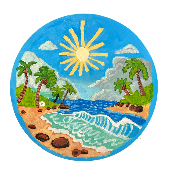 Anne Fletcher, Sri Lankan Beach