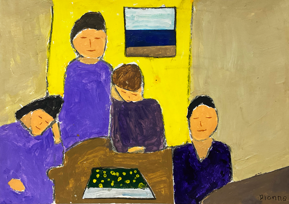 Dionne Badenhop, Painting Study