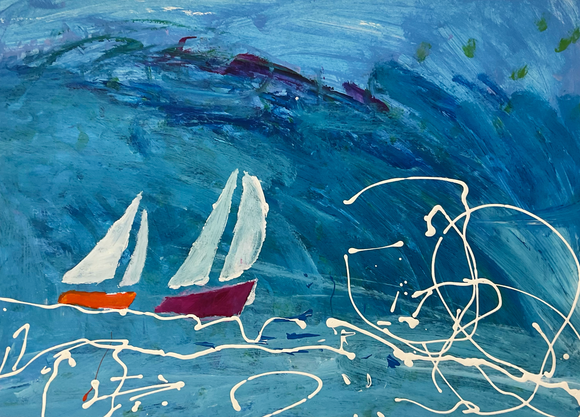 Ingrid Blythe, Sailing in rough seas