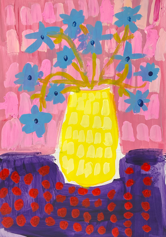 Madeleine Ch’ng, Blue Flowers